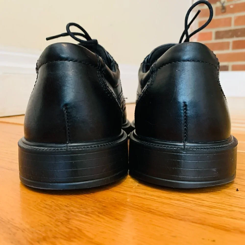ECCO Men's Oxford Black Dress Lace Up Shoes US Size 9